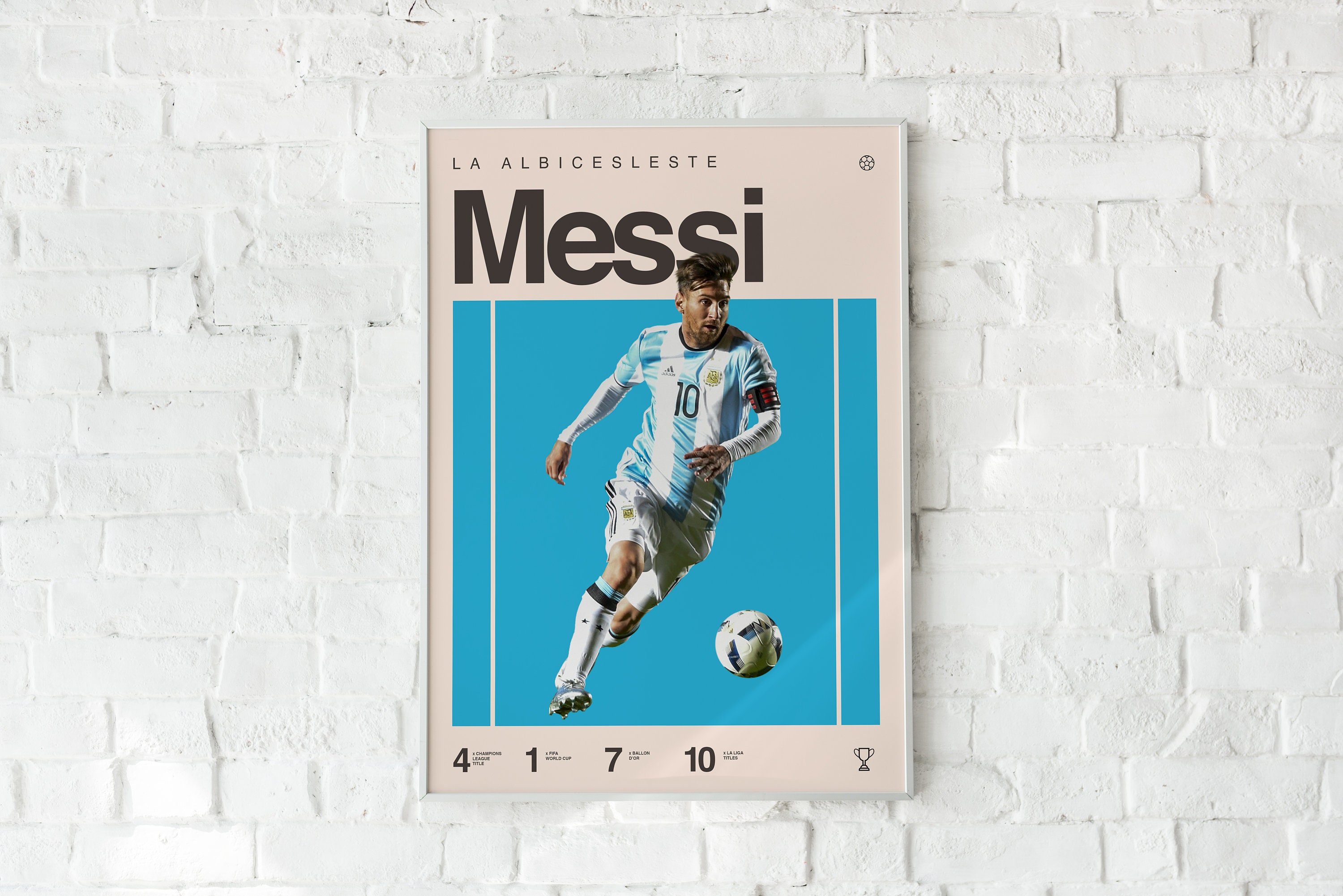 Discover Lionel Messi Argentina National Team Poster, Lionel Messi Poster