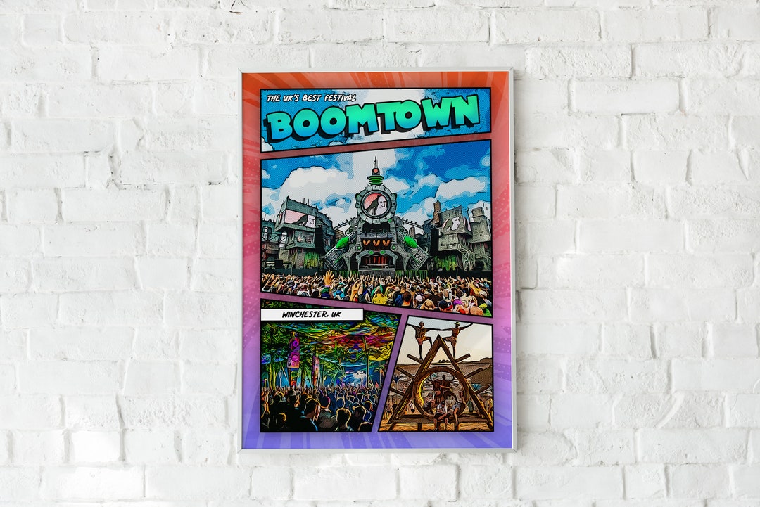 Boomtown Festival Poster Boomtown Poster Boomtown Print - Etsy
