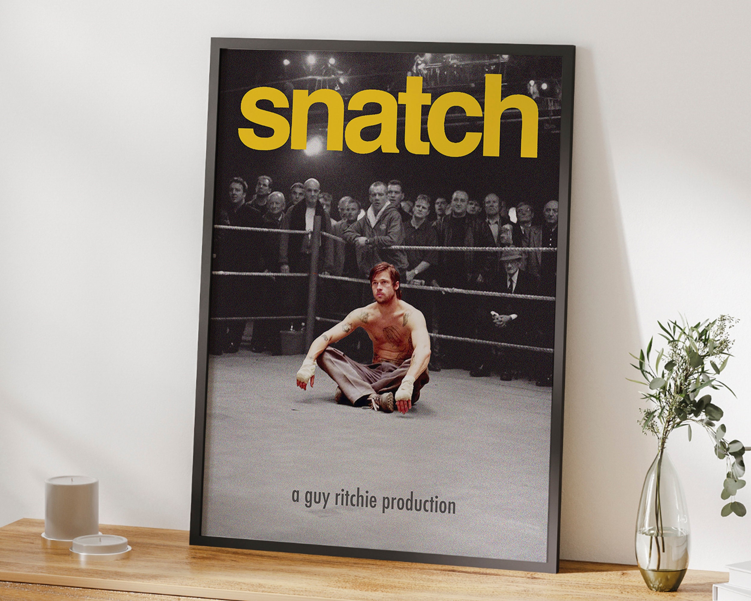 Snatch Inspired Art, Snatch Movie Poster, Movie Print, Minimalist Movie  Poster, Classic Film Poster, Guy Ritchie Poster, Snatch Movie Print 