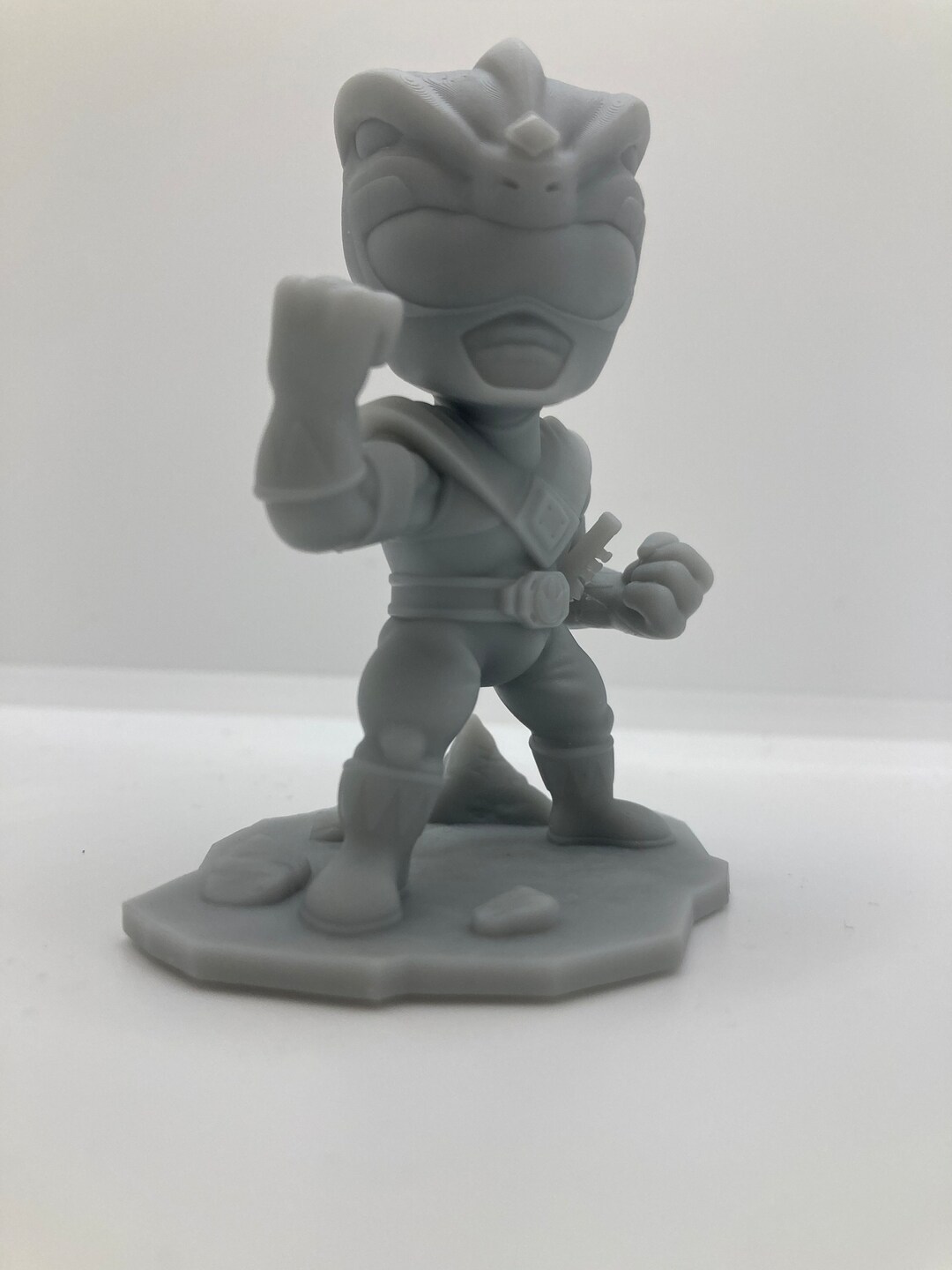 Green Ranger Chibi 4K Resin Miniatures Custom Chibi Figure Unpainted - Etsy