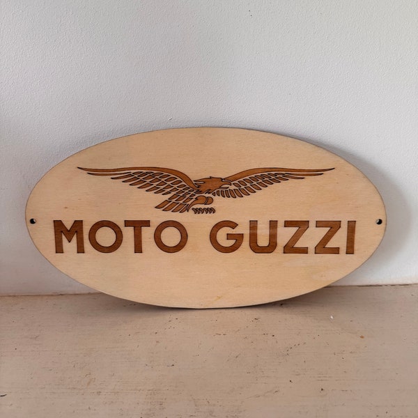 Moto Guzzi Sign, Wall Art