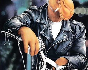 ジョー・キャメル・モトポスター - リビングルーム、書斎を飾ったり