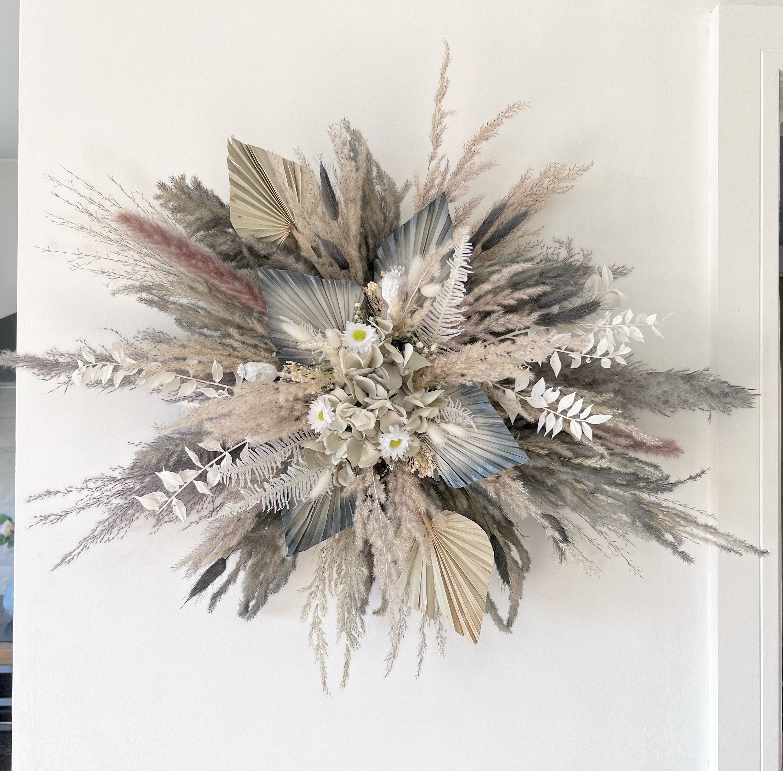 Pampas Wall Art , Salon Pampas Art , Pampas Pod Etsy