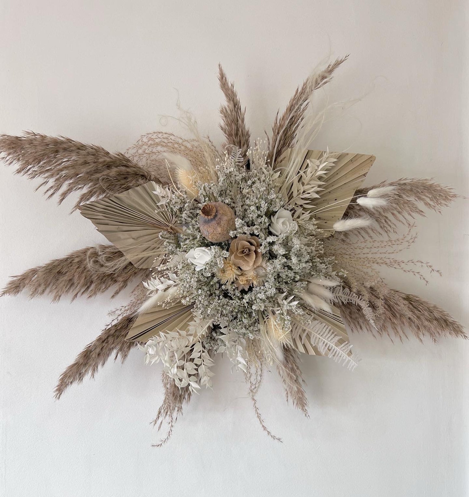 Pampas Wall Art , Salon Pampas Art , Pampas Pod Etsy