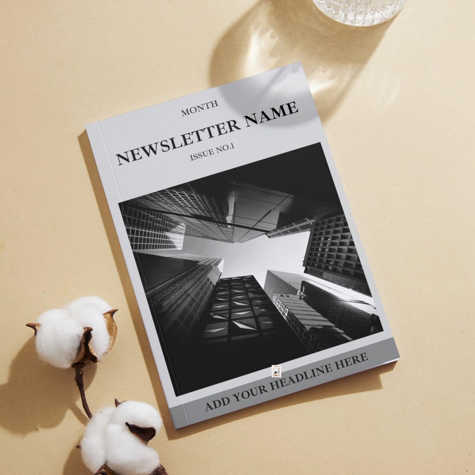 Minimalist Newsletter Template: 50 Canva Pages for Business (commercial ...