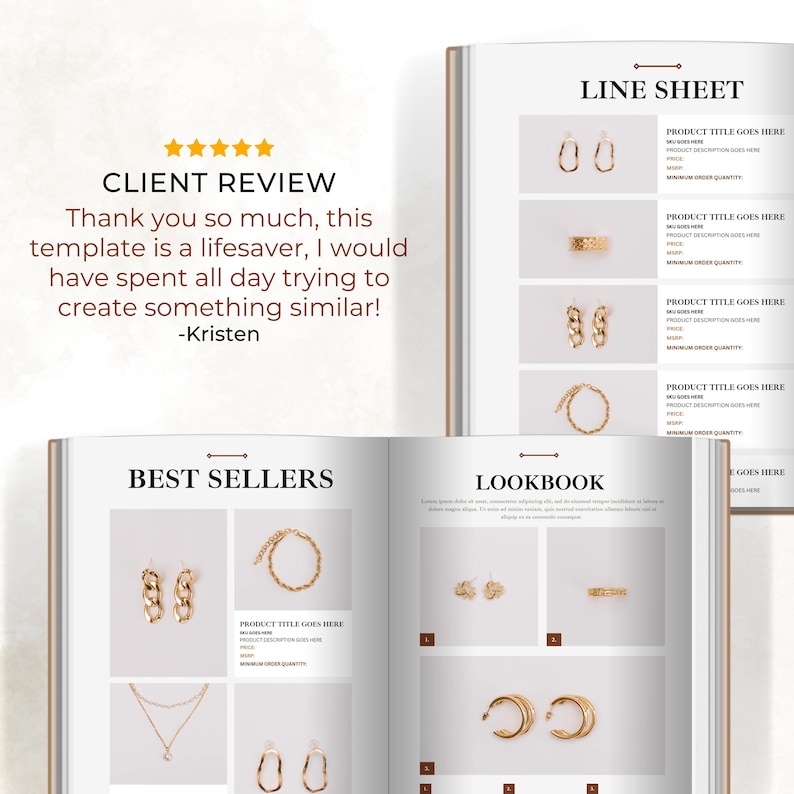 Product Listing Line Sheet Template Seller Shop, Price Linesheet Template