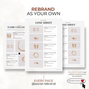 Price Linesheet Template