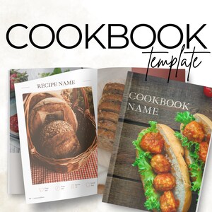 Airfryer receptenboeksjabloon, kookboek bewerkbaar in canva-sjabloon, afdrukbare aangepaste digitale receptenkaart, portfoliosjabloon leadmagneet