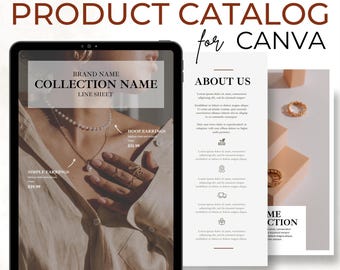 Fashion Line Sheet Template: Wholesale Catalog, Pricing Guide (Canva Editable)