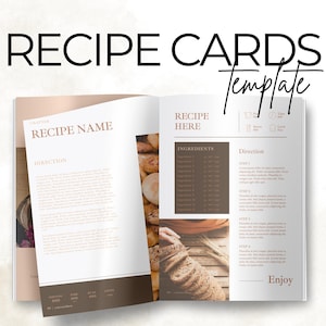 Modèle numérique de carte de recette, modèle de livre électronique de cuisine, propriétaire de petite entreprise, blogueur culinaire et contenu de coach en nutrition avec droits de revente principaux