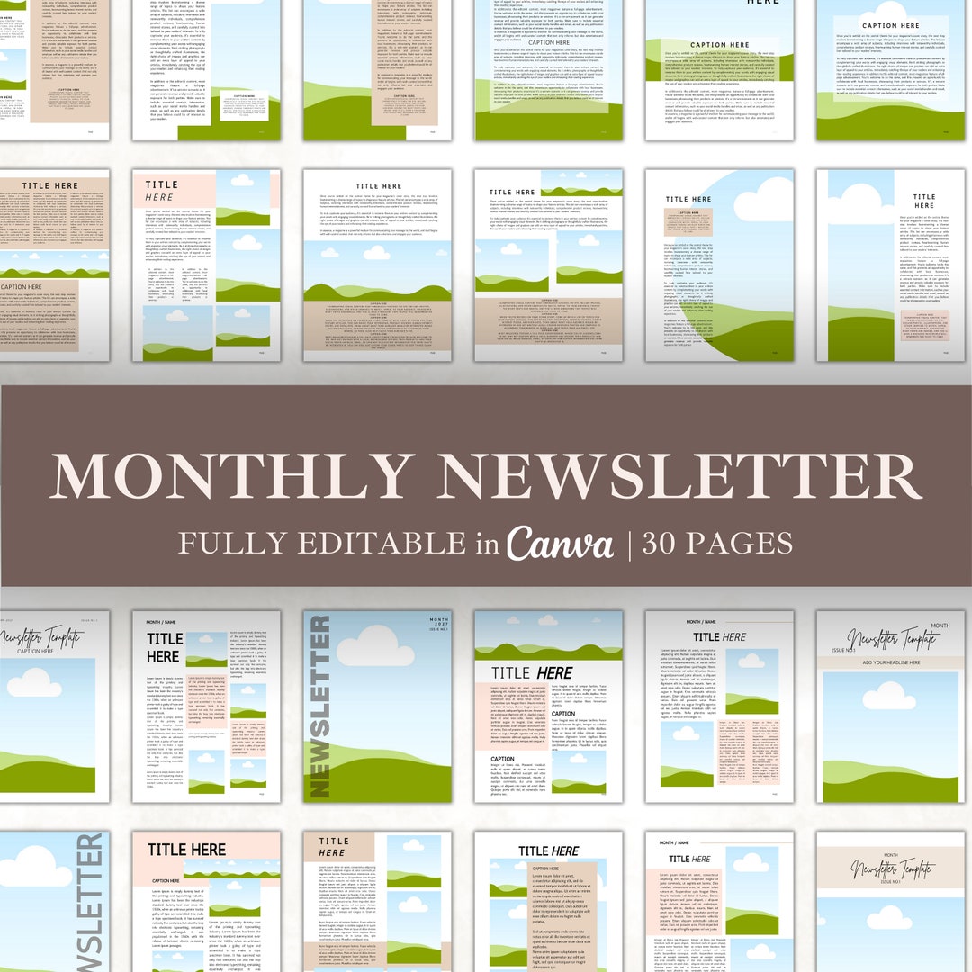 Preschool classroom newsletter