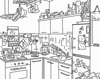 Digital Colouring Page