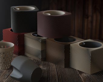 Mori Series — Japandi Self-Watering Cube Planters