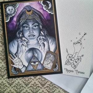 Carte postale-Impression d'art- The fortune teller