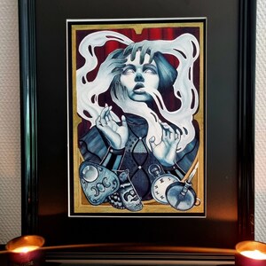 Art print - fine art print, limited and signed print - The Spiritist