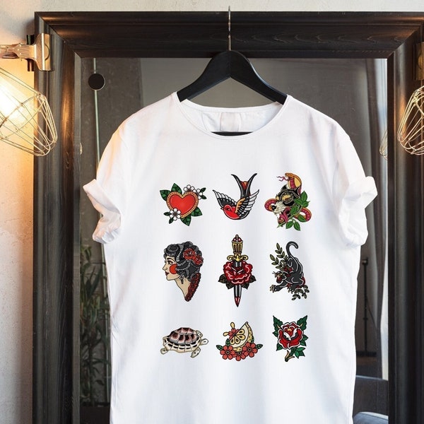 Tattoo Sleeve Shirt Etsy