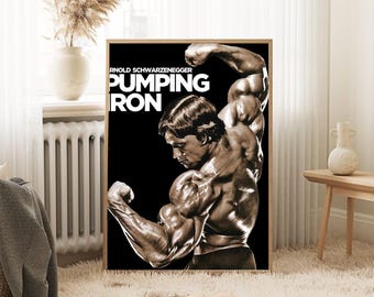 ヴィンテージのアーノルド・シュワルツェネッガーポスター - リビングルーム、書斎、オフィスを飾ったり、ギフトとして贈ったりできます