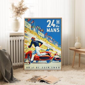 Le Mans 1959 Poster - Etsy
