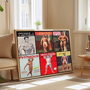 Klassisches männliches Körperplakat - Dekorieren Sie Wohnzimmer, Arbeitszimmer