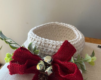 Hand Crocheted Basket