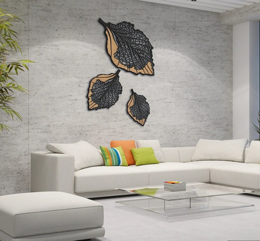 Metal Leaves Wall Art,metal Leaf Wall Art,dry Autumn Themed Wall Decor