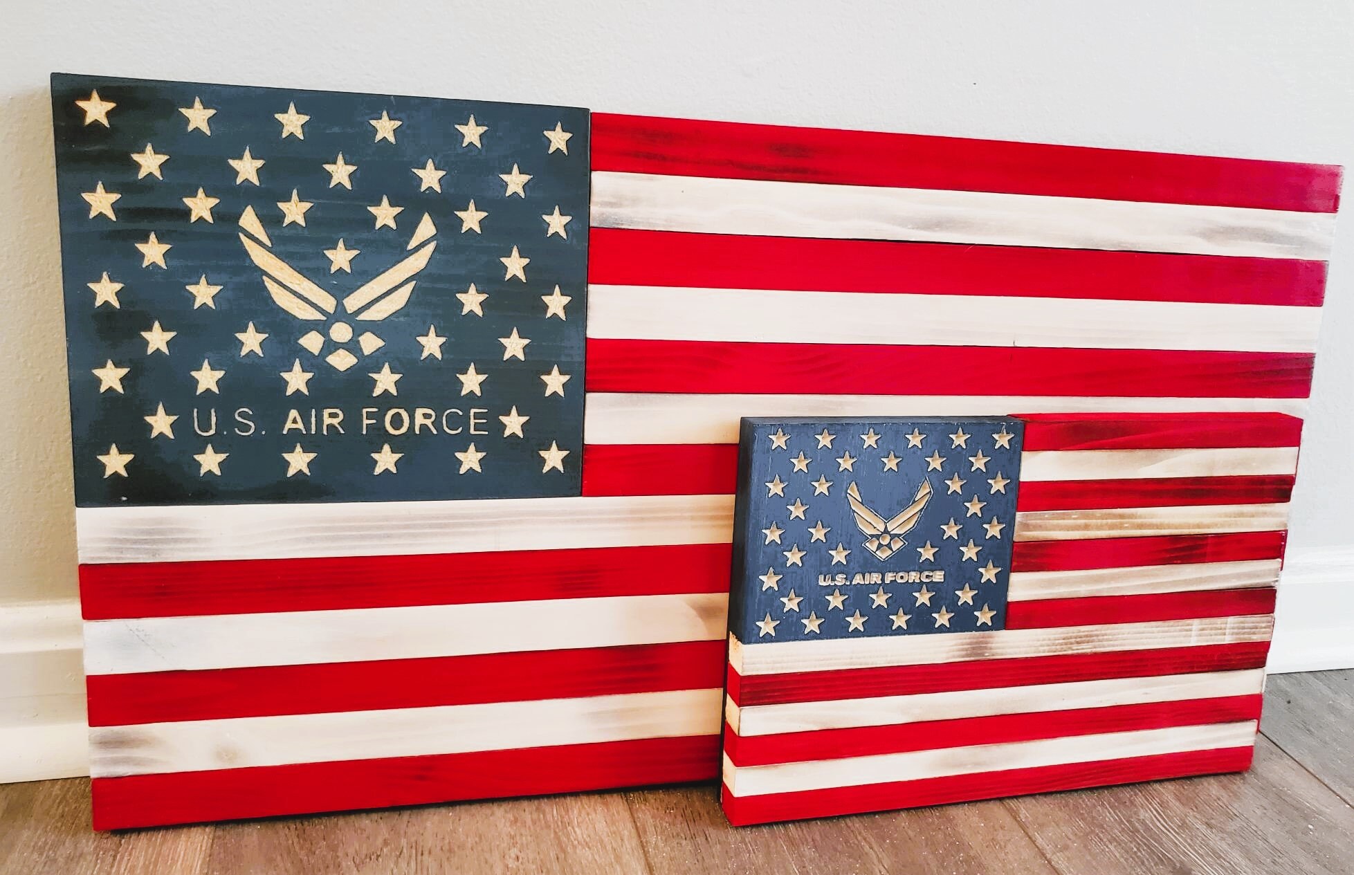 Custom Wooden Flag military Emblems Etsy