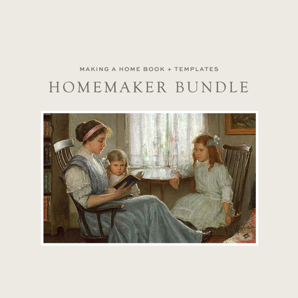 MAKING A HOME | ebook + templates BUNDLE