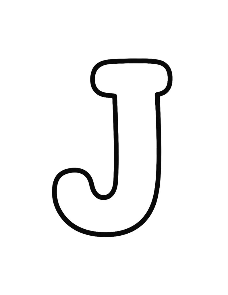 Printable Bubble Letter Alphabet Coloring Pages | Uppercase A-Z Learning Activity (Digital Download) image 12
