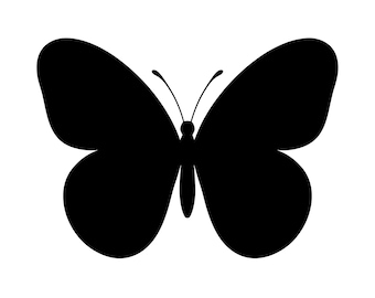 Delicate Butterfly SVG Clipart Bundle | Outline for Cricut (Digital Download)