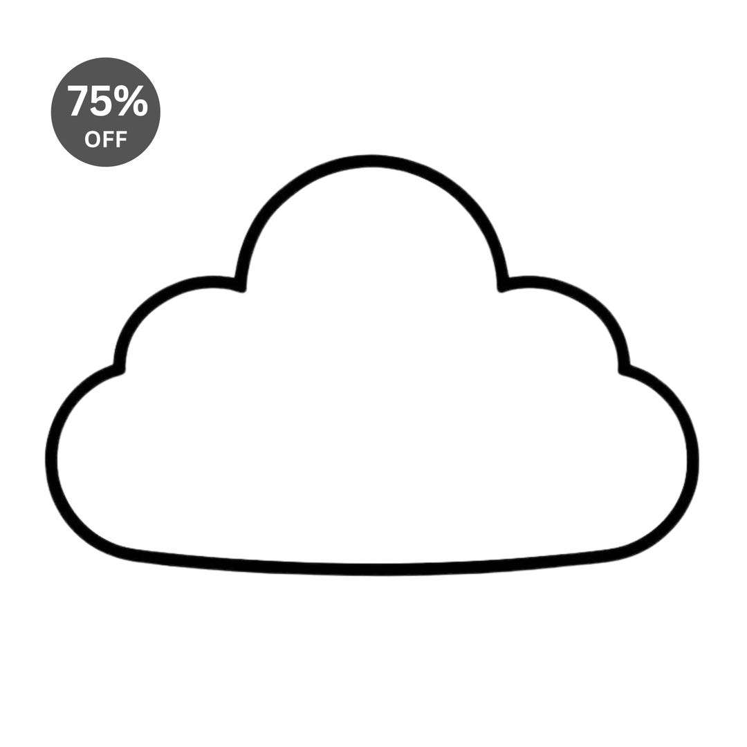 Cloud SVG | 10 File Format Bundle | Cloud Outline Clipart and Printable ...