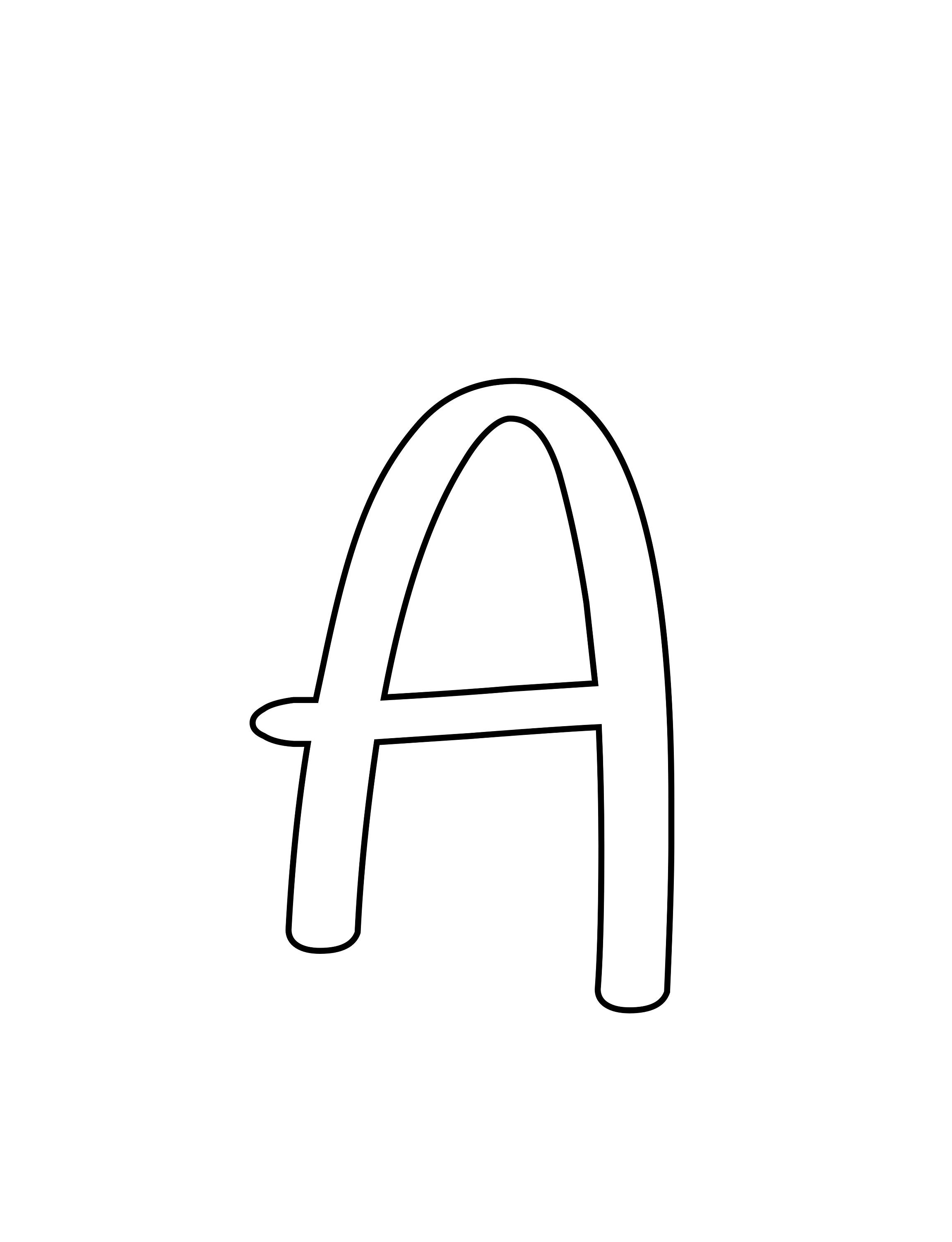 ABC Page Printable for Kids - Large Print Educational Fun & ADHD ...