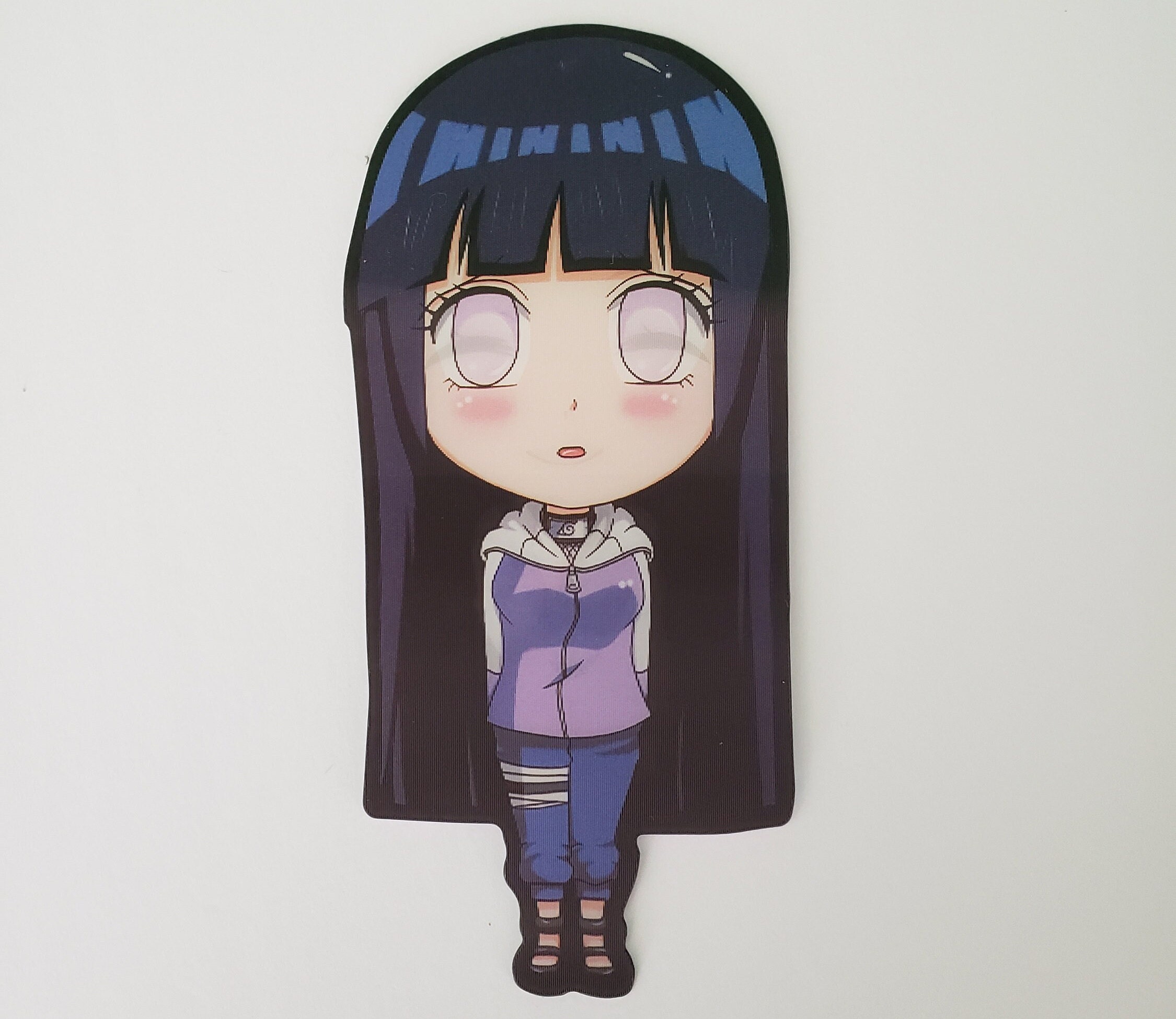 Anime NARUTO Hinata Hyuga 3D Motion Stickers Car Sticker Notebook  Waterproof Decal Toy Wall Sticker Kids Toys