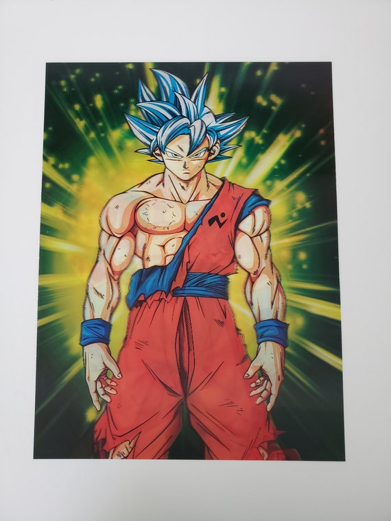 Dragon Ball Super Goku 3D Lenticular Wall Art Poster With Frame