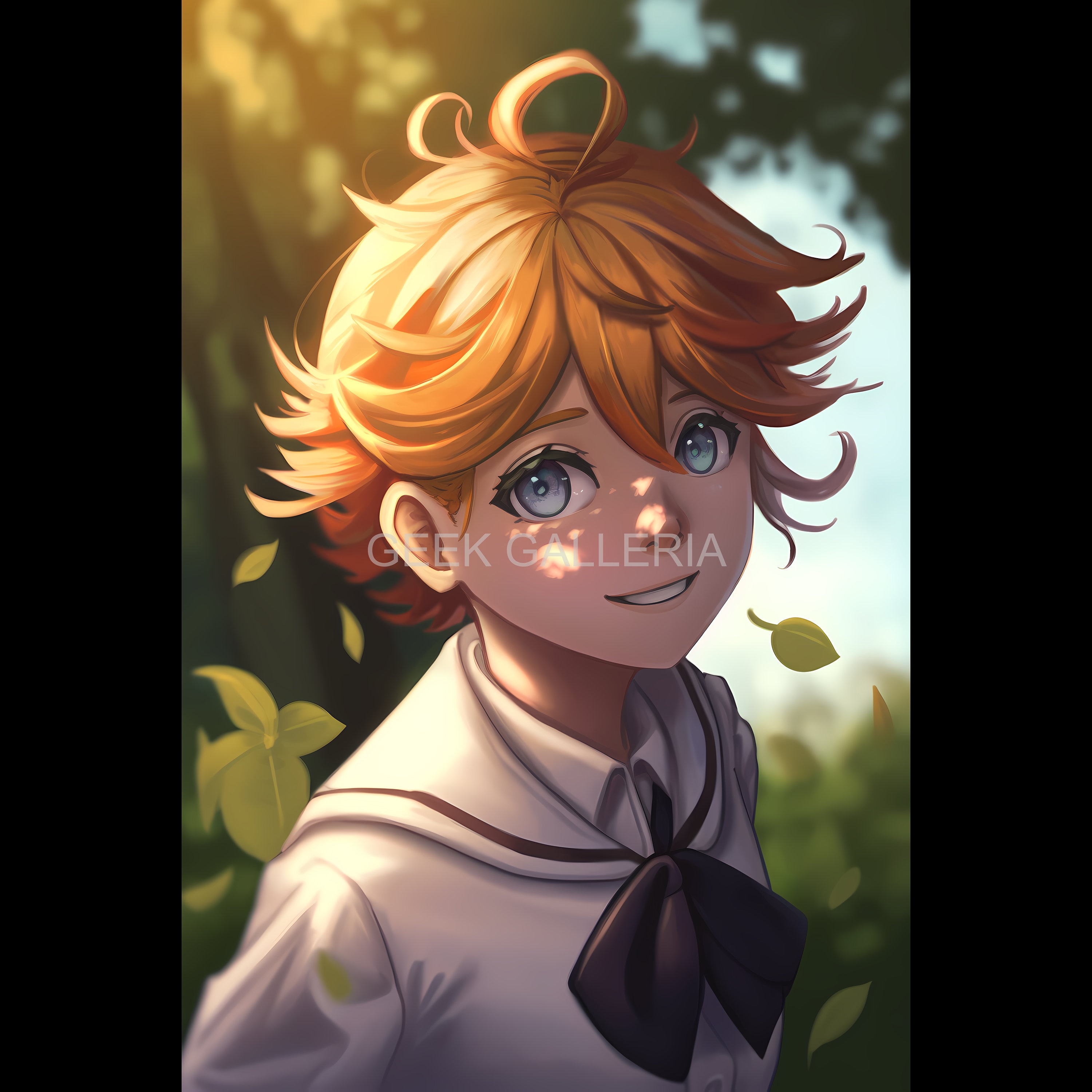 Big Poster Anime The Promised Neverland LO12 90x60 cm