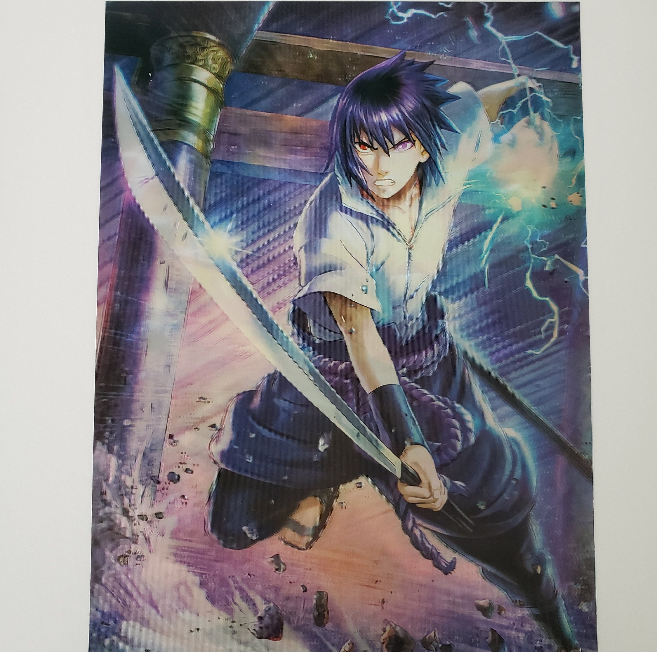 Poster Sasuke Japanese Anime  Presentes & Merchandising