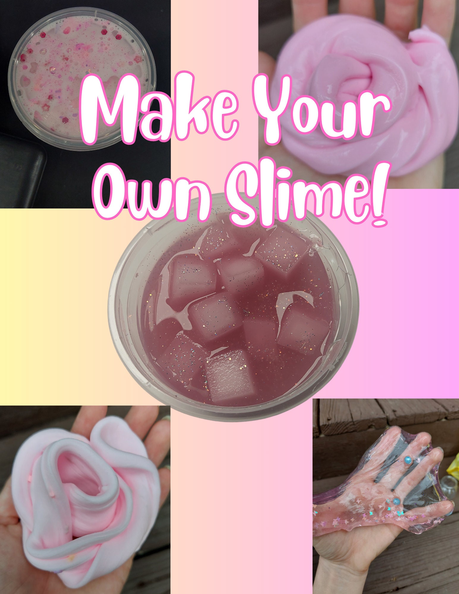 Pick Your Own Slime DIY Sparkling Slime Extravaganza 2 Oz