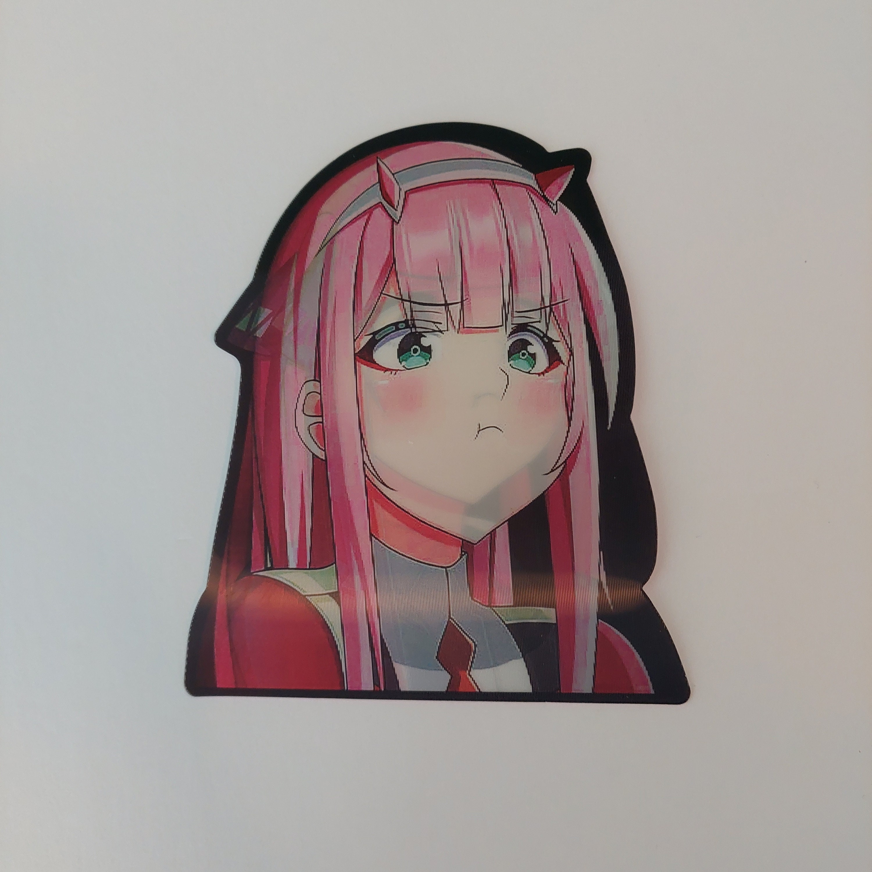 Darling Ohayo Anime Lenticular Shifting Sticker Decal 