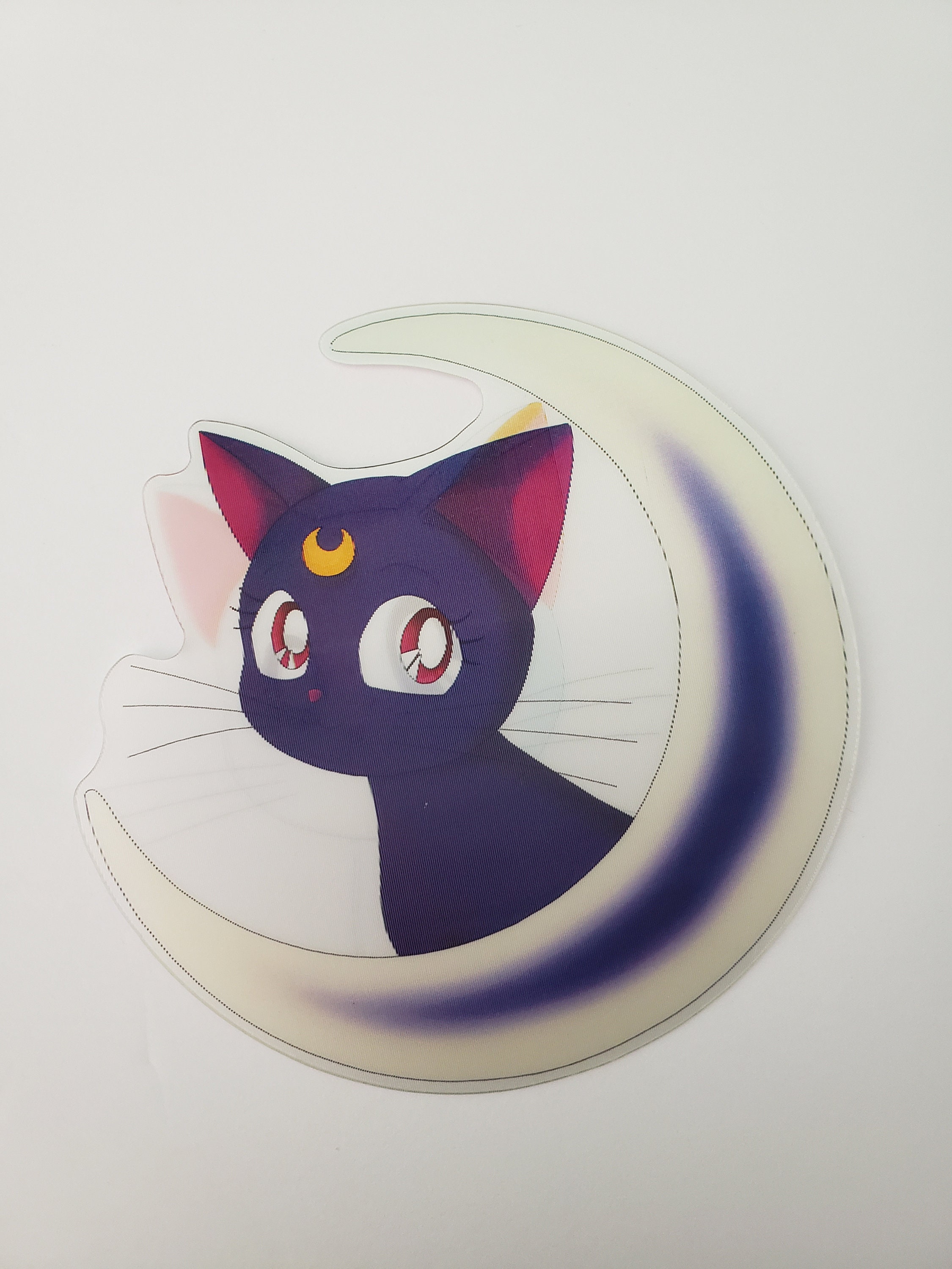 Sailor Cat Moon Auto Interior Stickers Waterproof PVC Studio Ghibli Car  Accessories
