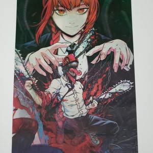Chainsaw Man Anime Posters for Sale  Redbubble