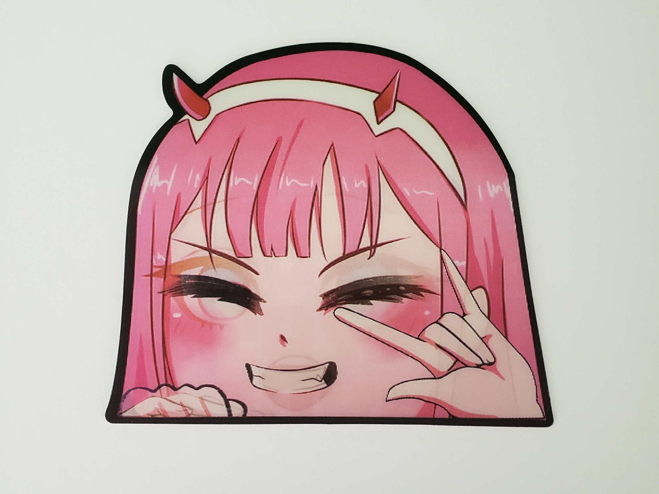 Darling Ohayo Anime Lenticular Shifting Sticker Decal 