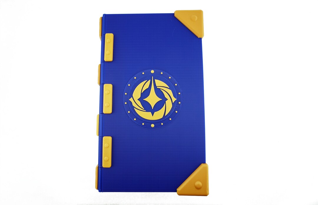 Customizable Spell Book Dual Deck Box for Trading Card Games Double