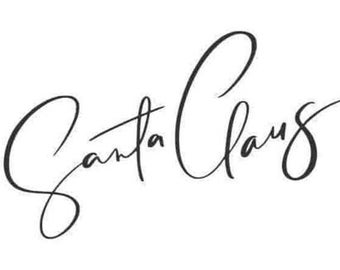 Santa Claus Signature