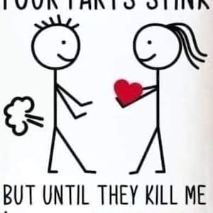 Your Farts Stinke - But I Still Love You SVG Datei Sofort Download, Smelly Love Cut File for Cricut, Lustige Valentines Design SVG, PNG, jpeg