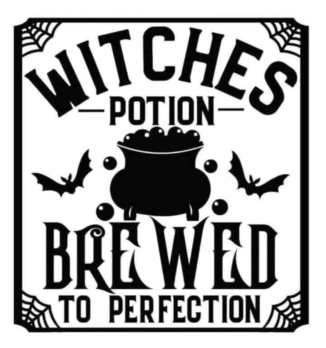 Potion Svg Files Witches Potion SVG Brewed to Perfection 2023 SVG Classic Halloween ...