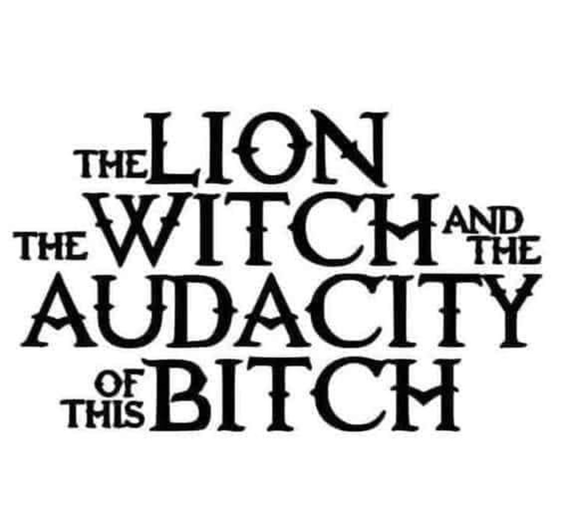 The Lion SVG the Witch SVG the Audacity of This SVG Sayings Svg Instant