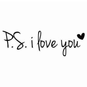 P.S. I Love You SVG Fichier Téléchargement instantané, Classic Valentines Designs Cut File pour Cricut, Happy Valentines Day Designs SVG, PNG, jpeg