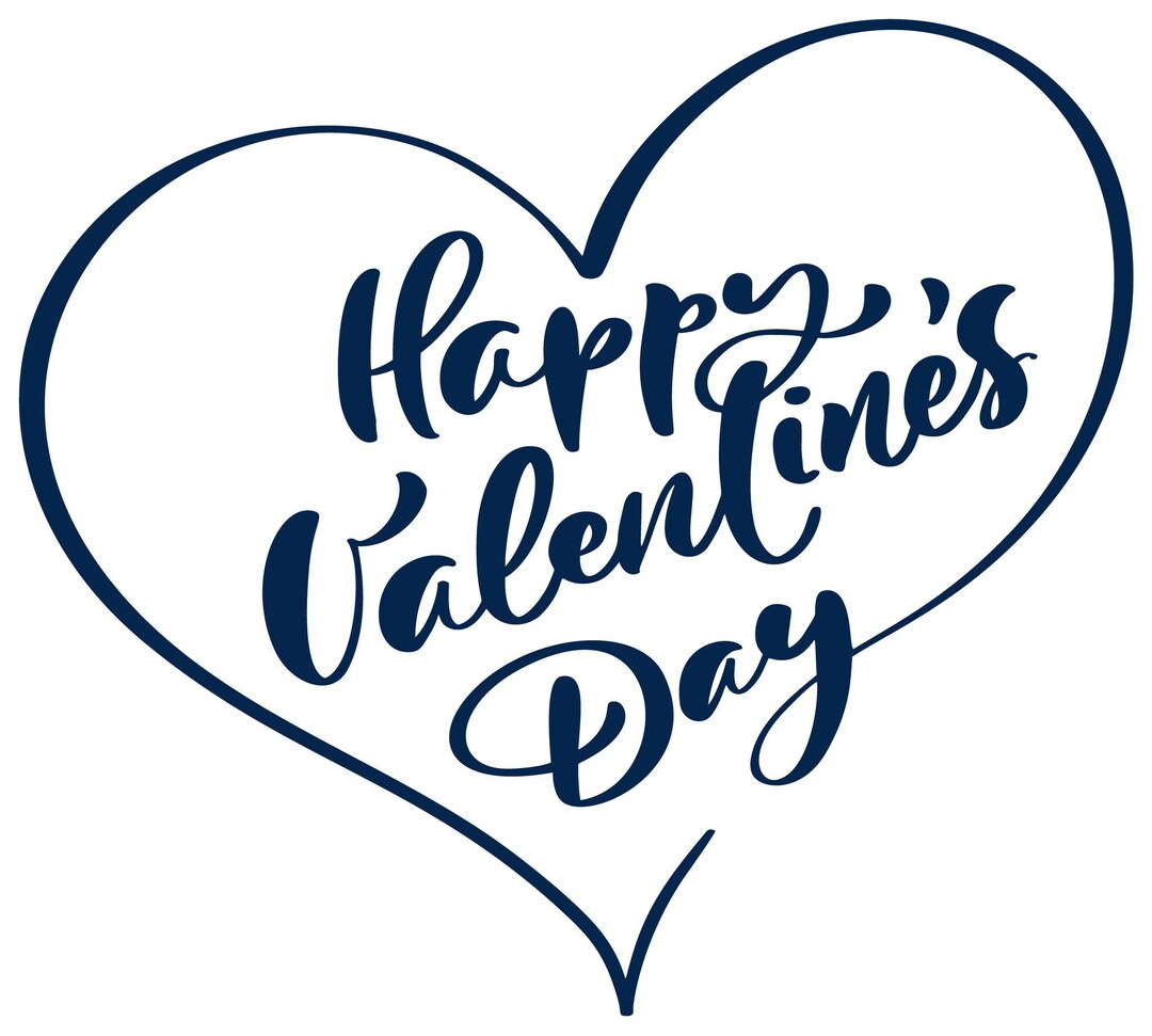 Happy Valentines Day SVG File Instant Download, Valentines Day Cut File ...
