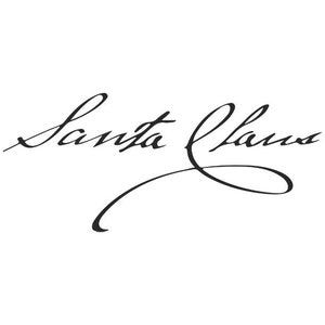 Download instantâneo de arquivo SVG de assinatura do Papai Noel, arquivo de corte de Natal para Cricut, vinho Natal svg, bebidas de Natal SVG, PNG, jpeg