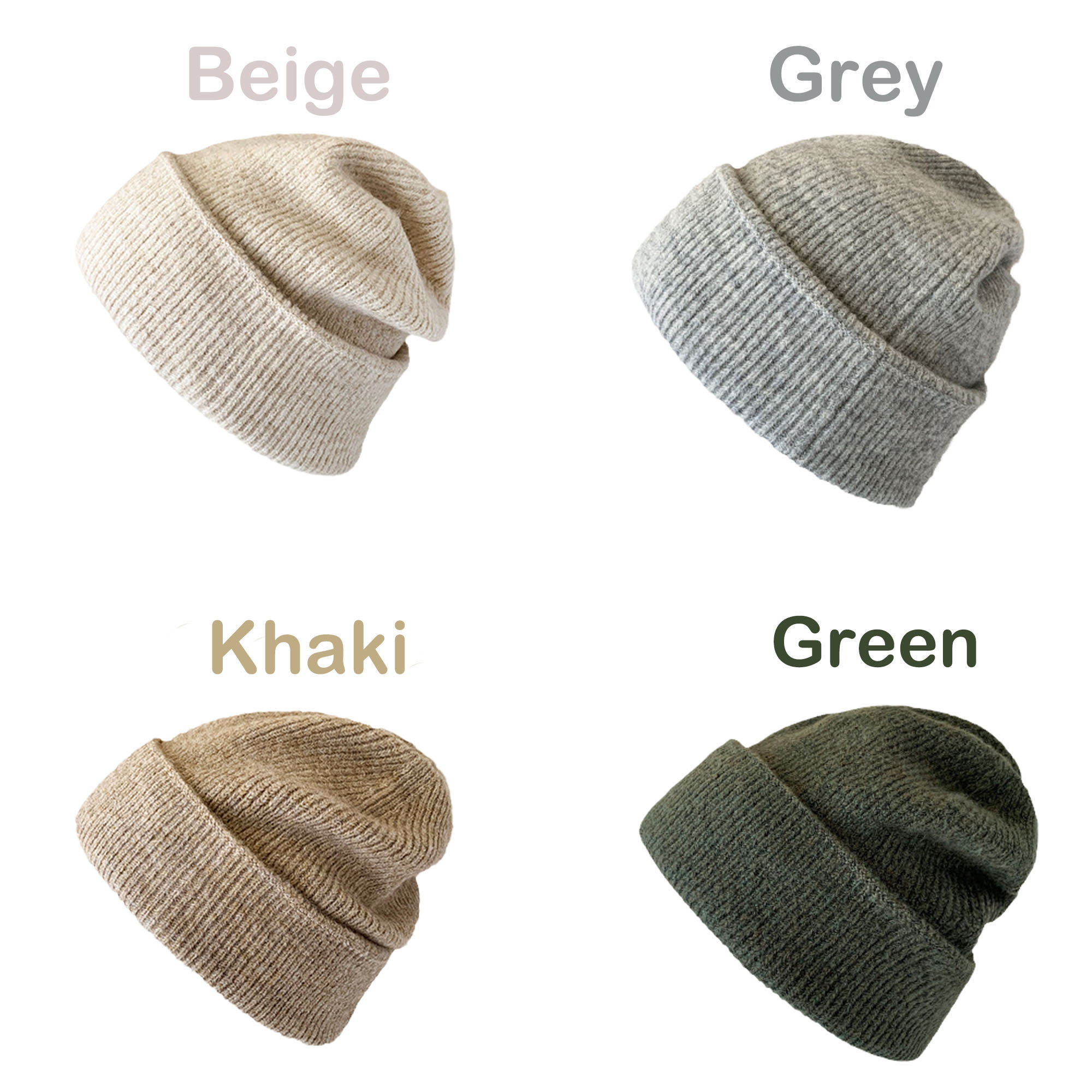 Bonnet Chimio Femme Chapeau Homme - Bonnet Reversible Tricot 100% Coton  Naturel Doux 2 Styles Grosse Tete Ete Hiver Mode Coré