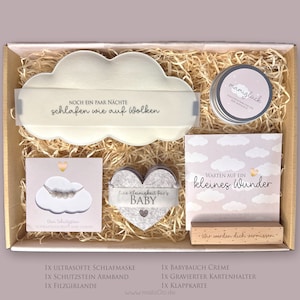 Abschied Babypause Mutterschutz Geschenk Arbeitskollegin Mommy to be Geschenkbox ...